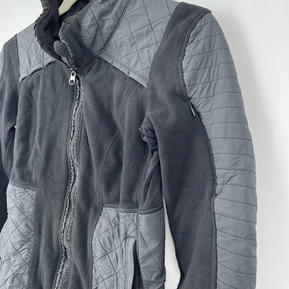Lululemon Fleecy Keen Jacket Black Size 4‎